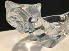 Sasaki Crystal Cat Candy Or Trinket Bowl