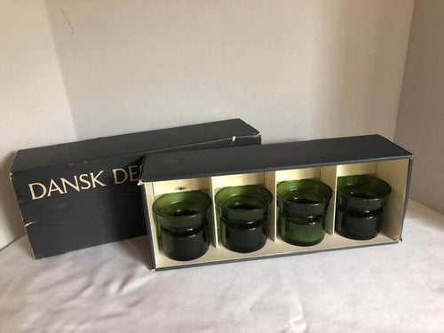 Dansk Quistgaard Glass Candleholders Set of 4