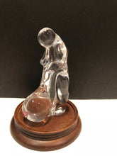 Orrefors Glass Blower Figure Paperweight