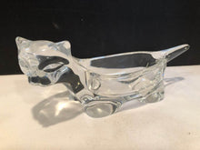 Sasaki Crystal Cat Candy Or Trinket Bowl