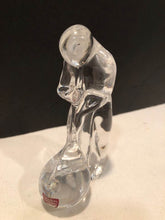 Orrefors Glass Blower Figure Paperweight