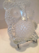 Viking Glass Owl Paperweight Bookend Vintage